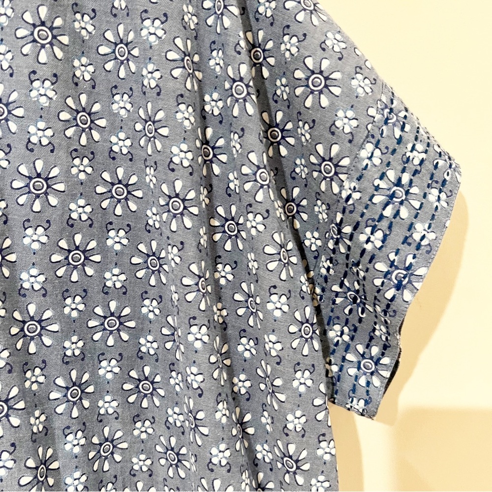 NWOT Roller Rabbit Wythe Printed Tassel Pocket Floral 100% Cotton Mini Dress - Picture 11 of 14